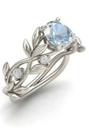 Crystal Flower Ring