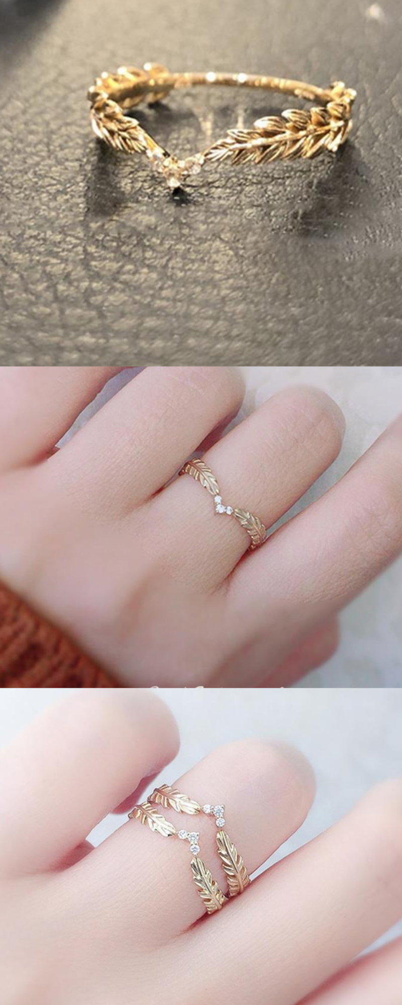 Golden Finger Ring