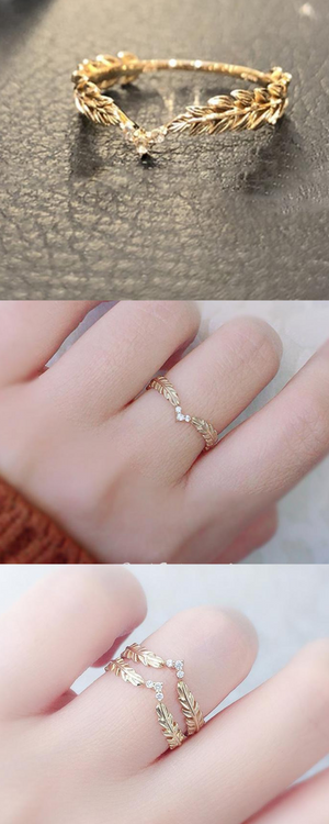 Golden Finger Ring