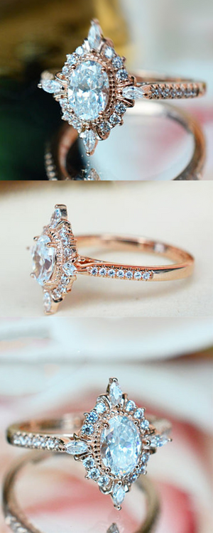 Vintage Crystal Ring
