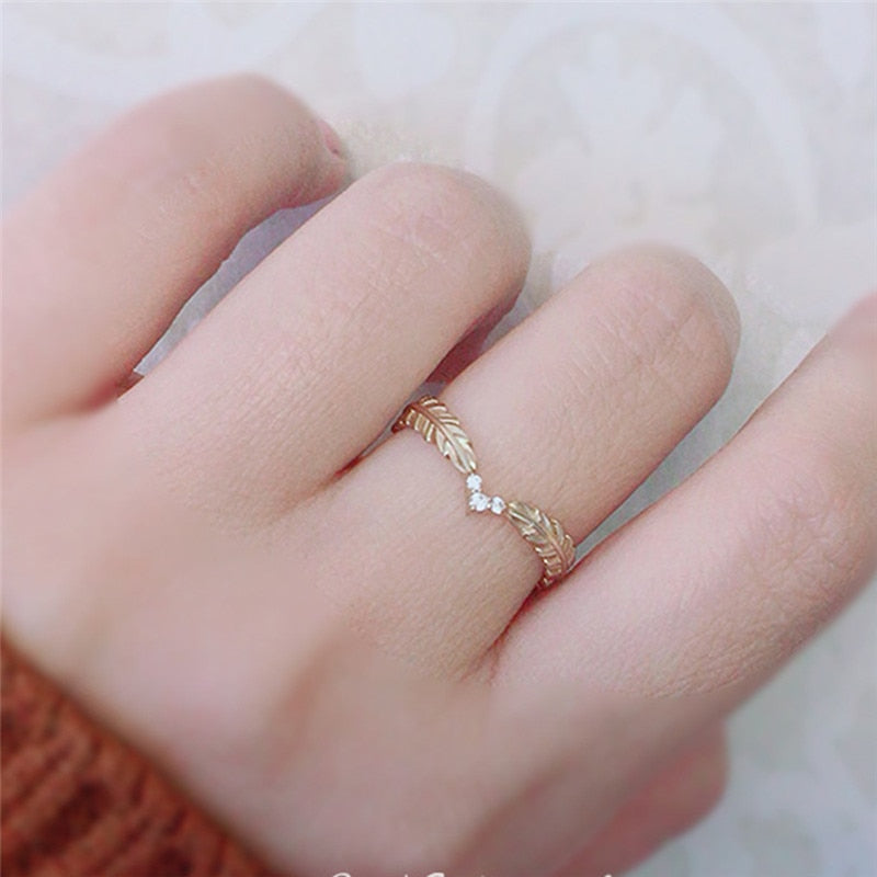 Golden Finger Ring