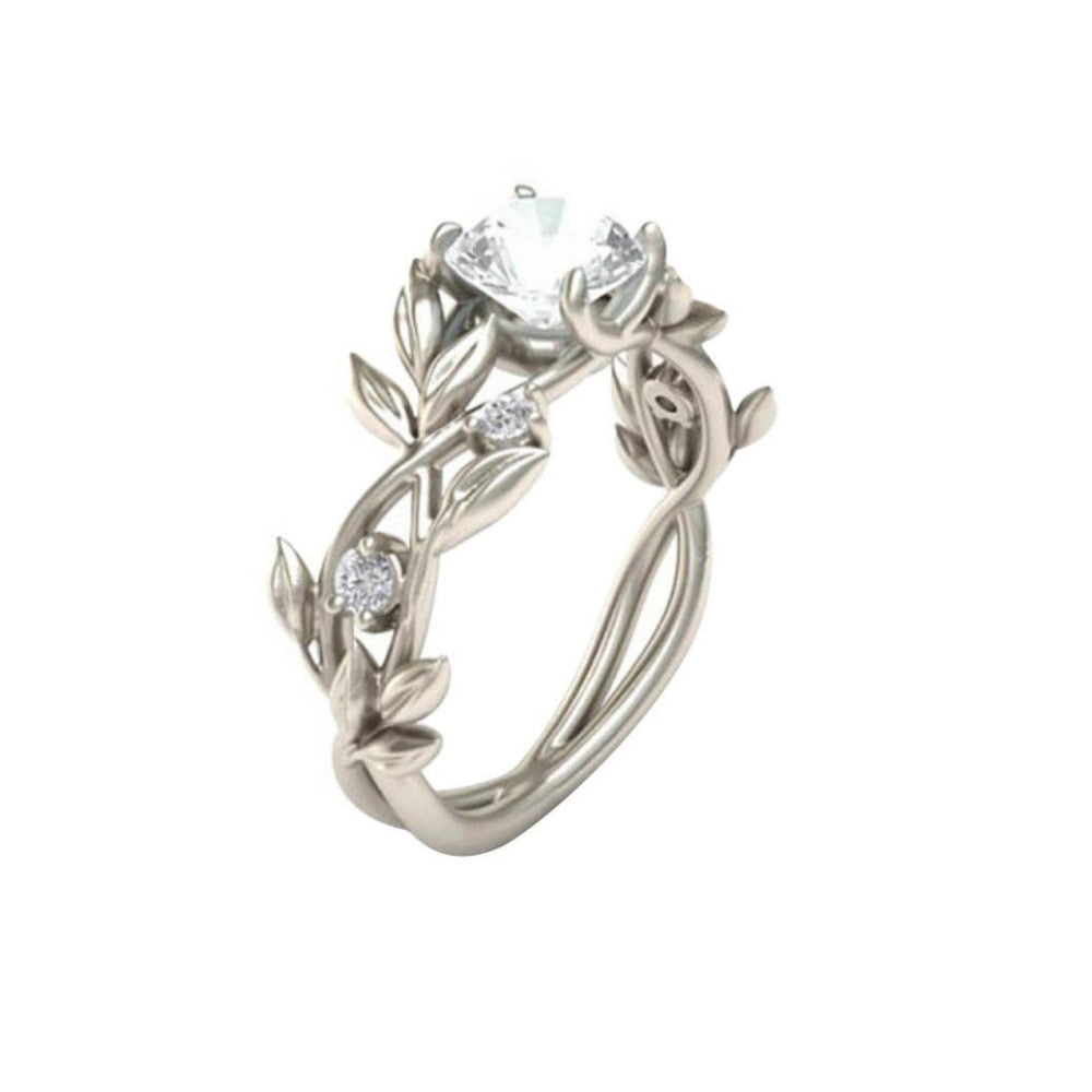 Crystal Flower Ring