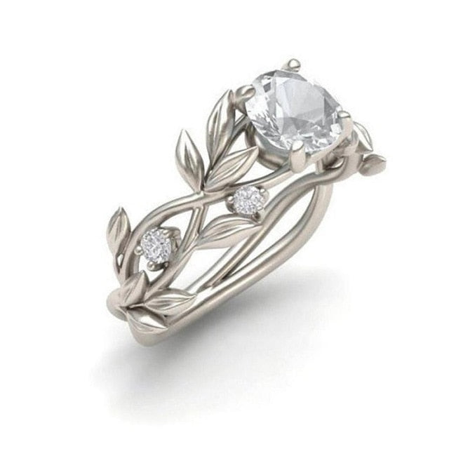 Crystal Flower Ring