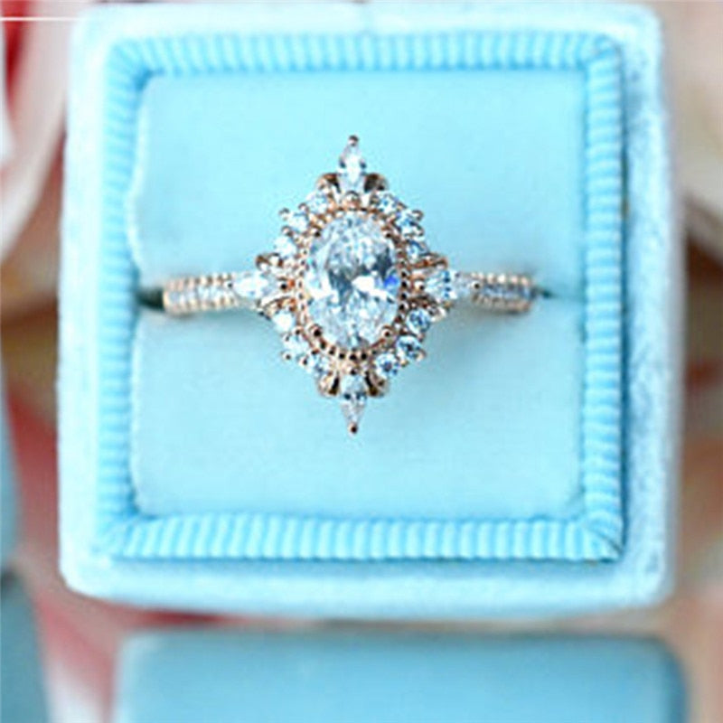 Vintage Crystal Ring