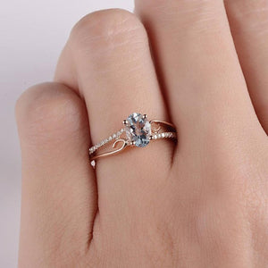 Oval Bride Engagement Ring