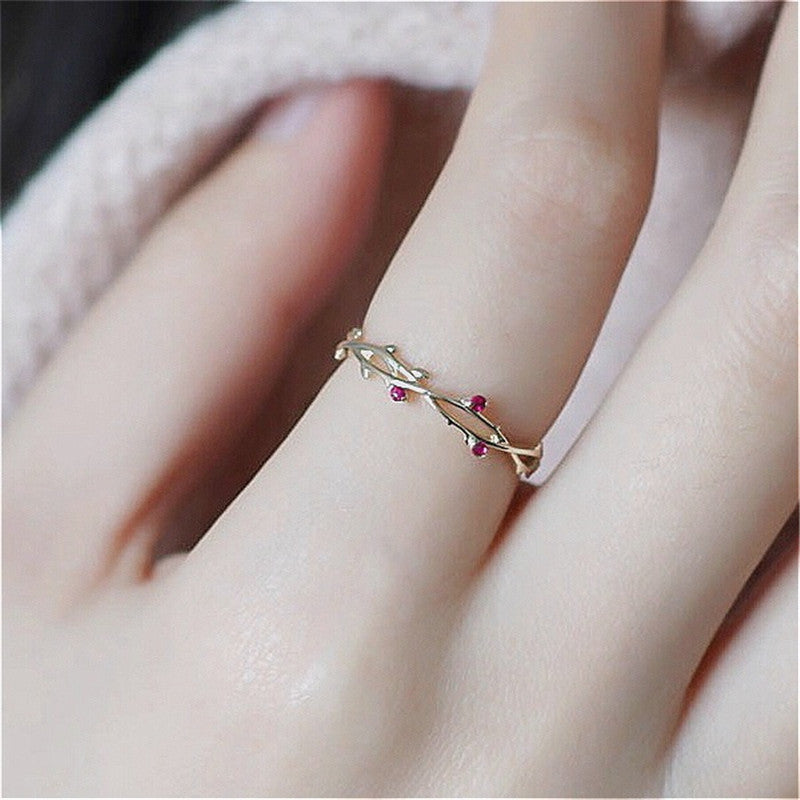 Cute Dainty Branch Ring