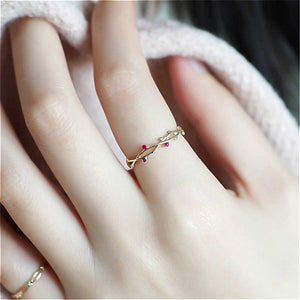 Cute Dainty Branch Ring