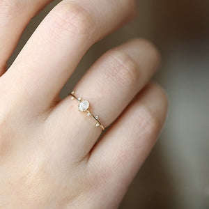 Lovely Rose Gold Plated Ring