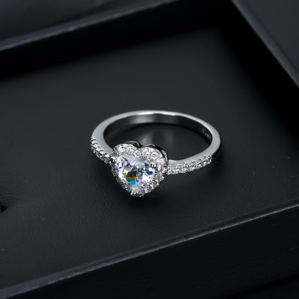 Zircon Engagement Ring