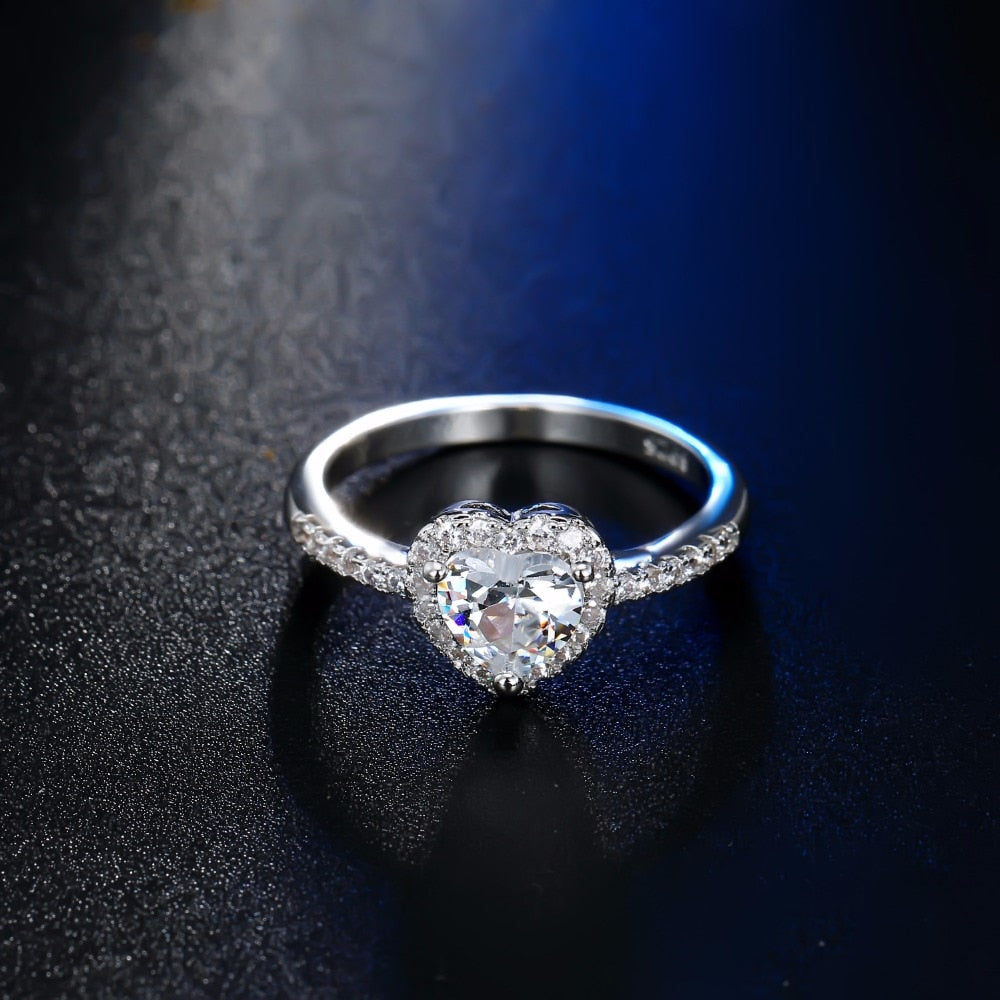 Zircon Engagement Ring