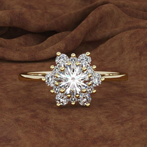 Luxury Snowflake Ring