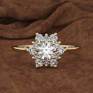 Luxury Snowflake Ring