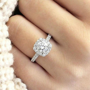 Crystal Silver Ring Party New Gift