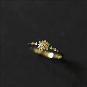 Cute Snowflake Ring