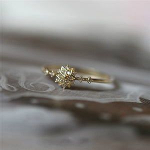 Cute Snowflake Ring