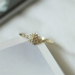 Cute Snowflake Ring